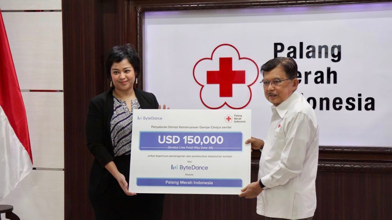Induk TikTok donasi US$150 ribu ke korban gempa Cianjur